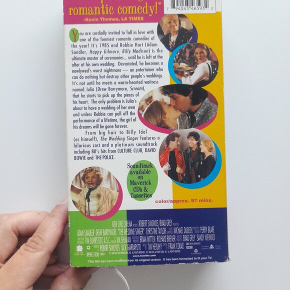 Retro The Wedding Singer Light Up VHS from Etsy - Picture 5 of 6